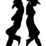 Line Dance Couple